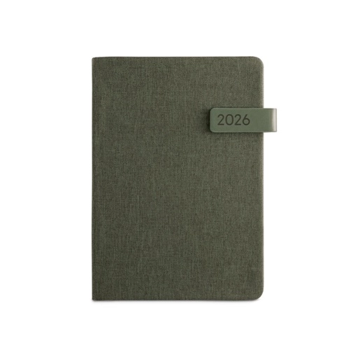 ANDRESEN A5. Agenda en poliéster reciclado (100% rPET)