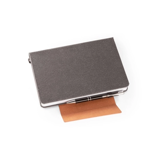 black TAGORE A5. Agenda A5 en piel (58% reciclada)