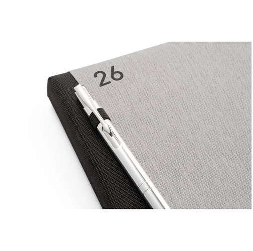 LARSSON A5. Agenda A5 en poliéster reciclado (100% rPET)