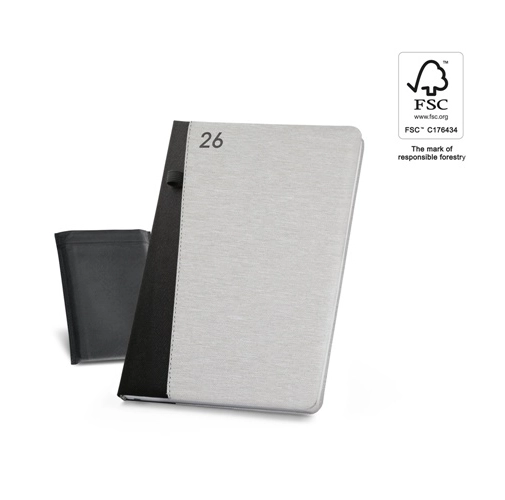 LARSSON B5. AGENDA B5 EN POLIÉSTER RECICLADO (100% RPET)