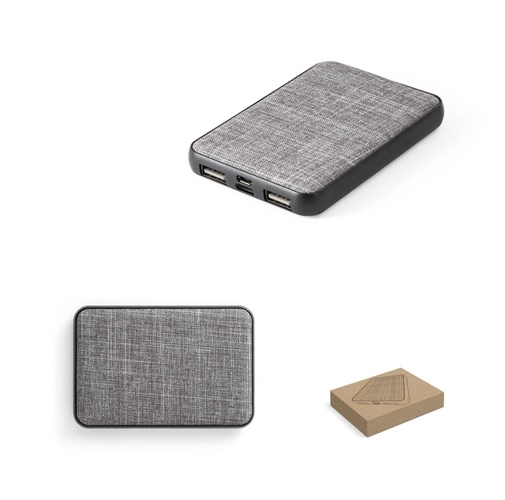 RENEWAL BATTERY. Power bank 5\'000 mAh, fabricado en PET reciclado (100% rPET)