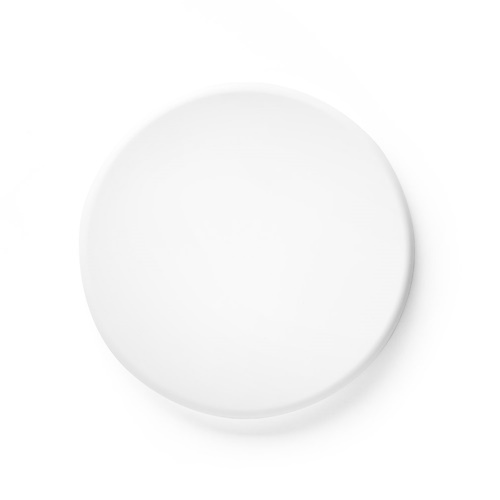 white SOVERY. Cargador inalámbrico superrápido de 10W, fabricado en ABS reciclado (100% rABS)