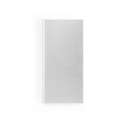 CLERK. Power bank 8\'000 mAh con panel solar en aluminio 100% reciclado