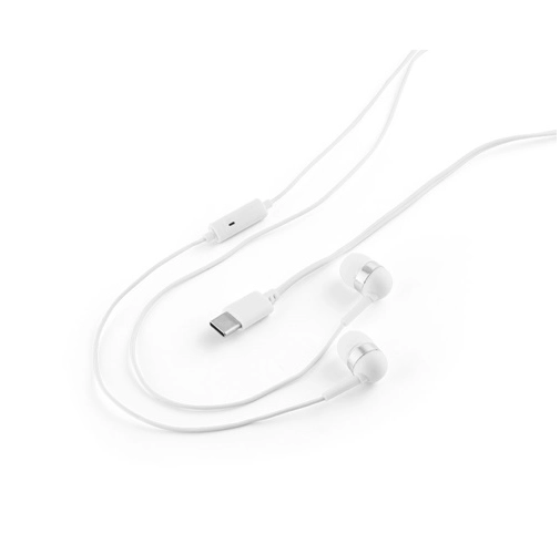 PRESLEY. Auriculares con cable USB-C de 1.2 metros y micrófono ABS integrado