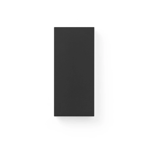 black DOROTHY 5. Power bank 5\'000 mAh fabricado en aluminio reciclado (100% rAL)