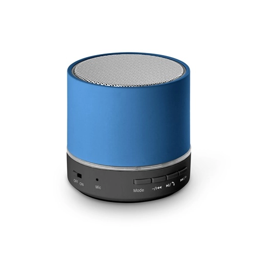 blue RE-PEREY. Altavoz portátil de 3 W con 4 h 30 min de autonomía en ABS reciclado (100% rABS)