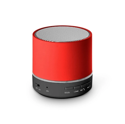 red RE-PEREY. Altavoz portátil de 3 W con 4 h 30 min de autonomía en ABS reciclado (100% rABS)