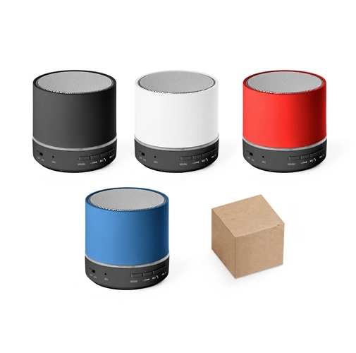 RE-PEREY. Altavoz portátil de 3 W con 4 h 30 min de autonomía en ABS reciclado (100% rABS)