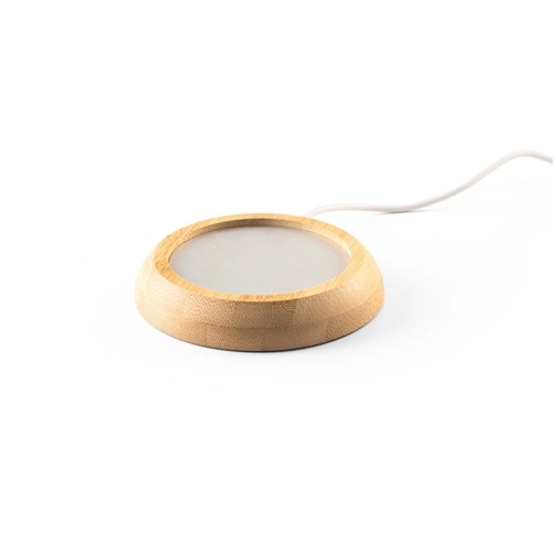 GATES. Calientatazas con cuerpo de bambú