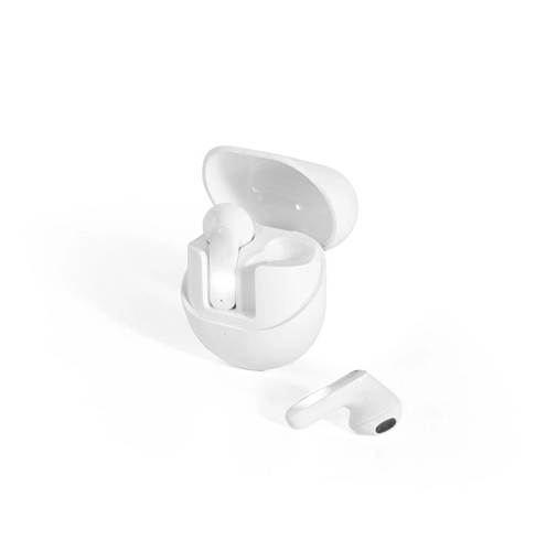 white BURTON. Auriculares inalámbricos con 8 horas de autonomía en ABS reciclado (100% rABS)