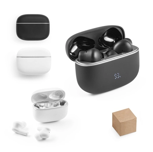 CAUBY. Auriculares inalámbricos con ANC y 7 horas de autonomía en ABS reciclado (100% rABS)