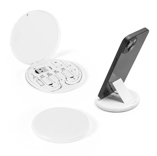 SYSTROM. Cable de carga ultrarrápida y set de adaptadores ABS reciclado (100% rABS)