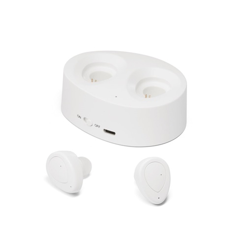 white CHARGAFF. Auriculares inalámbricos