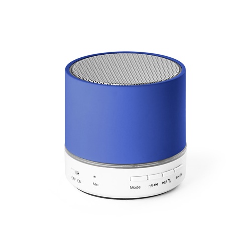 azul royal PEREY. Altavoz portátil con micrófono
