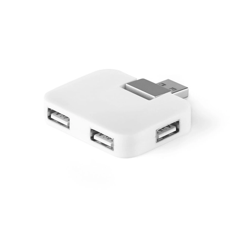 JANNES. HUB con 4 puertos USB-A, fabricados en ABS