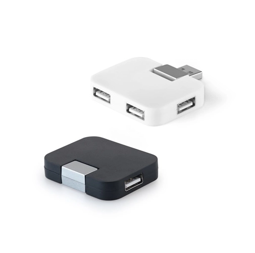 JANNES. HUB con 4 puertos USB-A, fabricados en ABS