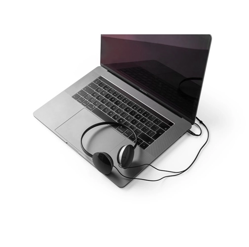 black VOLTA. Auriculares con cable ABS de 1.2m