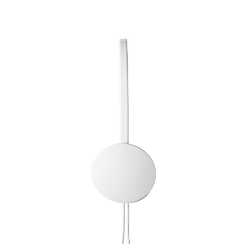 white VOLTA. Auriculares con cable ABS de 1.2m