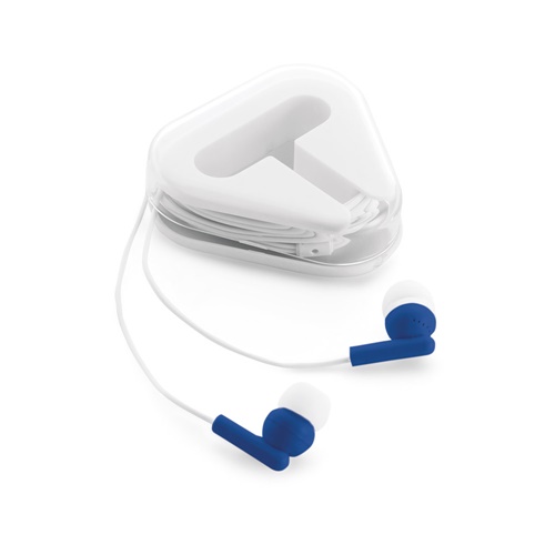 azul royal FARADAY. Auriculares con cable ABS de 1.25 m