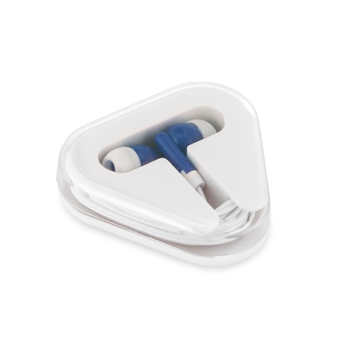 azul royal FARADAY. Auriculares con cable ABS de 1.25 m
