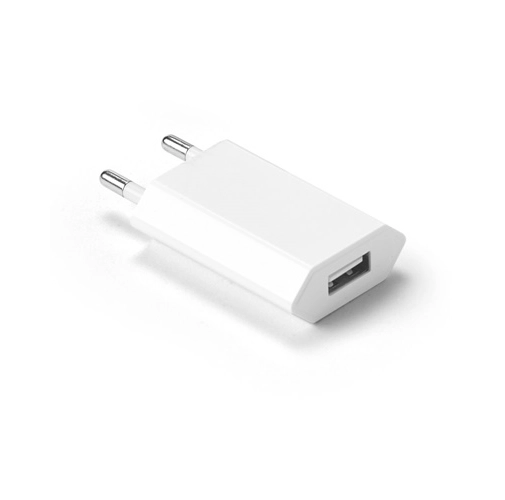 WOESE. Adaptador de corriente USB-A 5W fabricado en ABS reciclado (100% rABS)