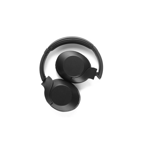 black HENDRIX. Auriculares inalámbricos plegables con 20h de autonomía en ABS reciclado (100% rABS)