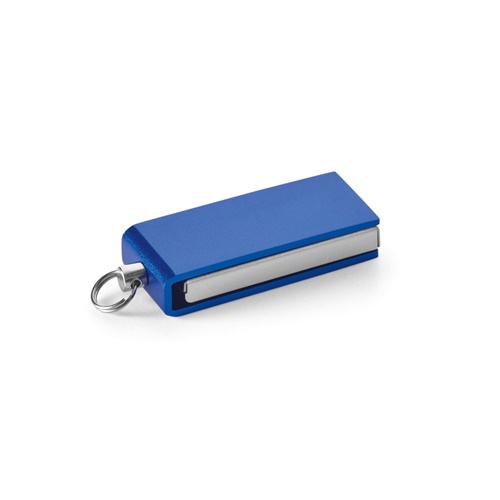 azul royal SIMON 8GB. Pen Drive, UDP mini de 8 GB de aluminio