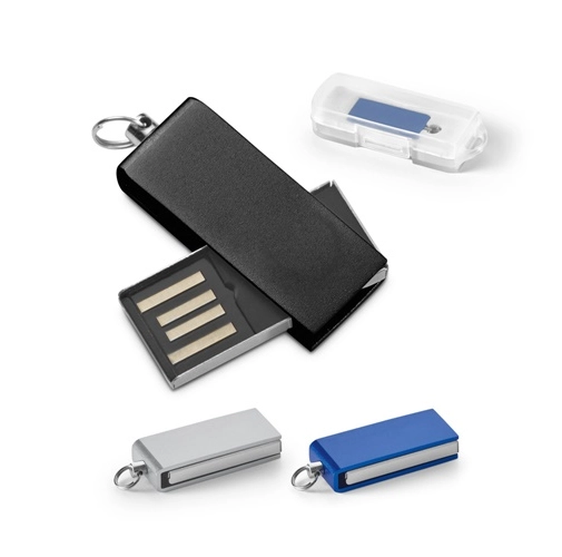 SIMON 8GB. Pen Drive, UDP mini de 8 GB de aluminio