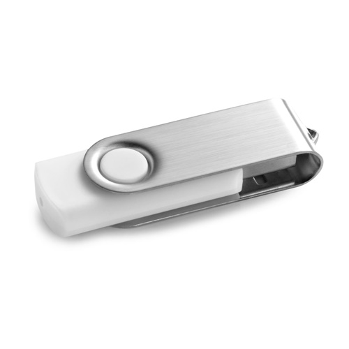 white CLAUDIUS 8GB. Pen Drive, USB de 8 GB
