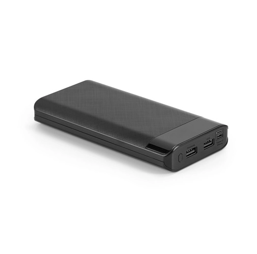 black RAMAN. Power bank 16\'000 mAh con pantalla ABS