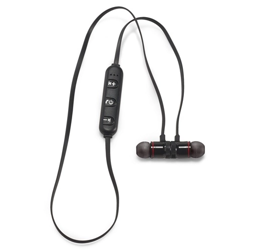 black OTTO. Auriculares magnéticos inalámbricos, con 3 horas de autonomía en ABS reciclado (100% rABS)