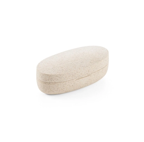 natural FOURIER. Auriculares inalámbricos con batería de 3 horas de duración en fibra de paja de trigo y PP