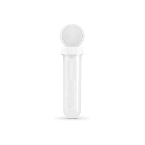 white BUBBLY. Bolas de jabón en envase de PP