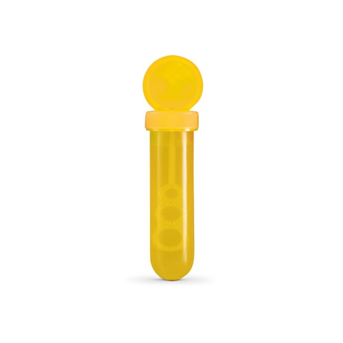 yellow BUBBLY. Bolas de jabón en envase de PP