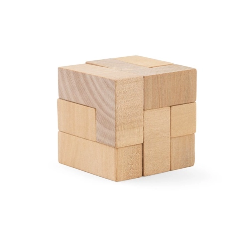 natural OMBER. Rompecabezas de madera de 7 piezas