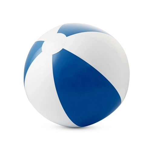 blue CRUISE. Pelota de playa hinchable en PVC opaco