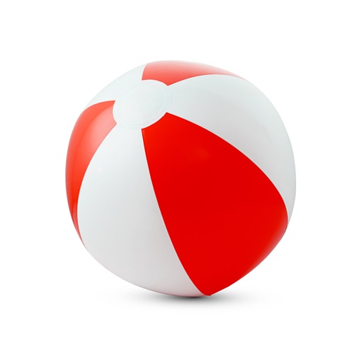 red CRUISE. Pelota de playa hinchable en PVC opaco