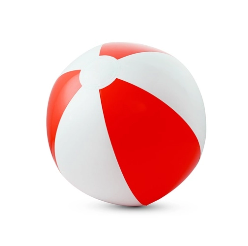 red CRUISE. Pelota de playa hinchable en PVC opaco