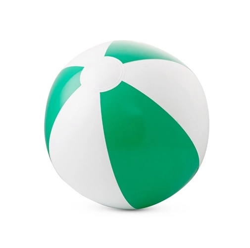 green CRUISE. Pelota de playa hinchable en PVC opaco