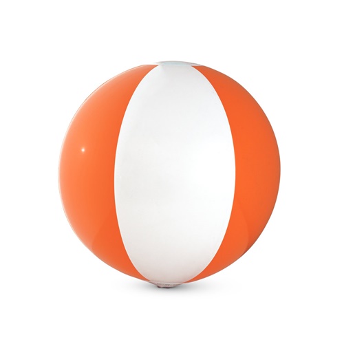 orange CRUISE. Pelota de playa hinchable en PVC opaco