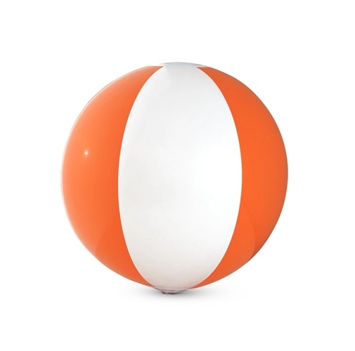 orange CRUISE. Pelota de playa hinchable en PVC opaco