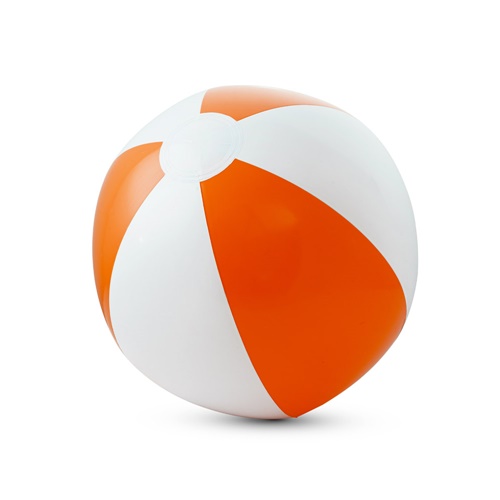 orange CRUISE. Pelota de playa hinchable en PVC opaco