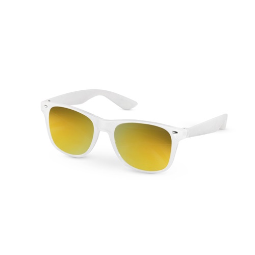 amarillo oscuro MEKONG. Gafas de sol de PC con montura translúcida
