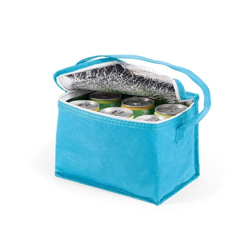azul claro IZMIR. Bolsa nevera 3L en non-woven (80 g/m²)