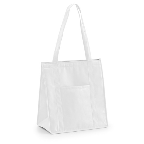 white ROTTERDAM. Bolsa nevera 10 L en non-woven (80 g/m²)