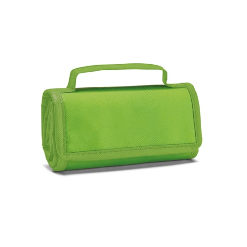 verde claro OSAKA. Bolsa térmica plegable 2 L en non-woven (80 g/m²)