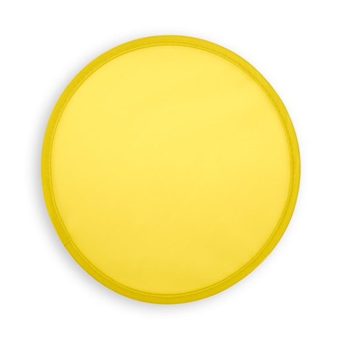 yellow JURUA. Disco volador plegable de poliester 190T