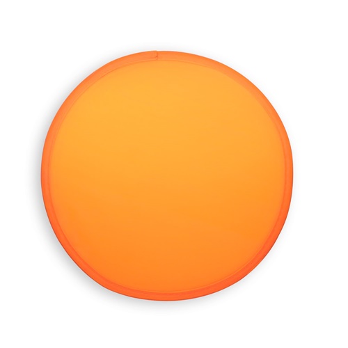 orange JURUA. Disco volador plegable de poliester 190T