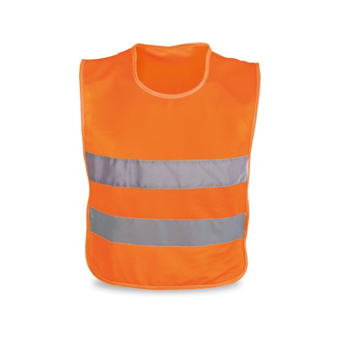 orange MIKE. Chalecos reflectantes para niños 100% poliéster