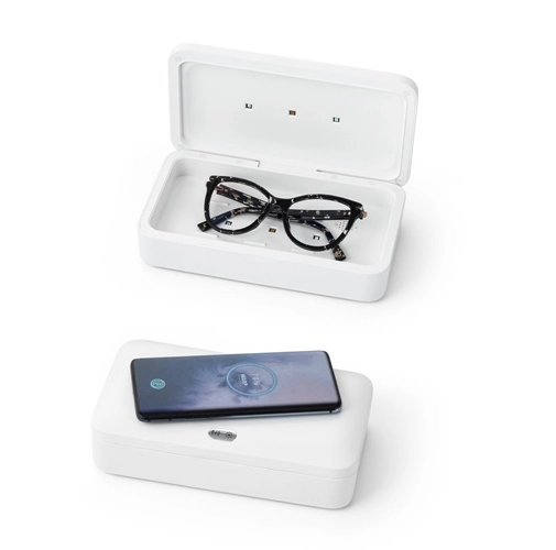 BACTOUT. Caja esterilizadora UV cargador Inalámbrico rápido